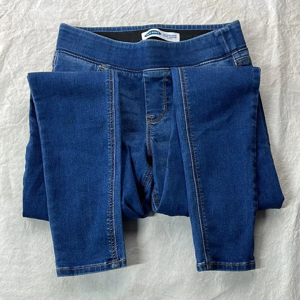 Old‎ Navy Mid-Rise Rockstar Super Skinny Jeggings Women’s Size 2 Pandora